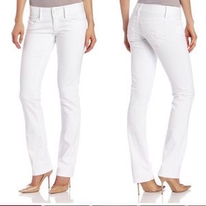 Lilly Pulitzer Worth Straight Jeans in Resort White  Size 10